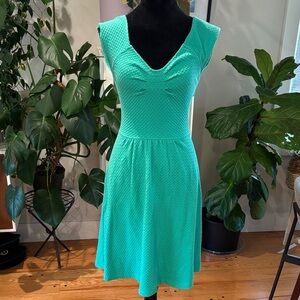 Elegant Aqua Women's Midi Dress